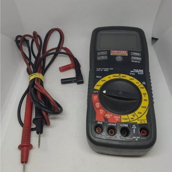 Craftsman Professional: True RMS Multimeter (81077) - Picture 1 of 3
